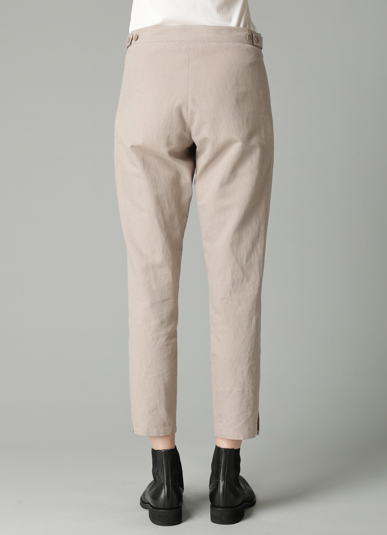 C/Li POPLIN STRAIGHT SLIM PANTS