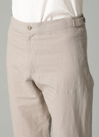 C/Li POPLIN STRAIGHT SLIM PANTS