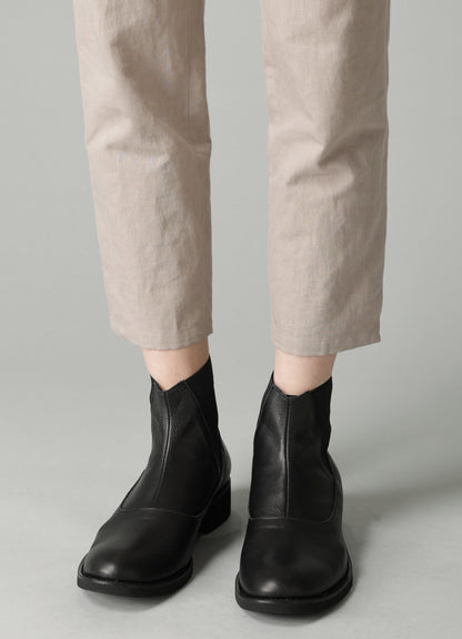 C/Li POPLIN STRAIGHT SLIM PANTS
