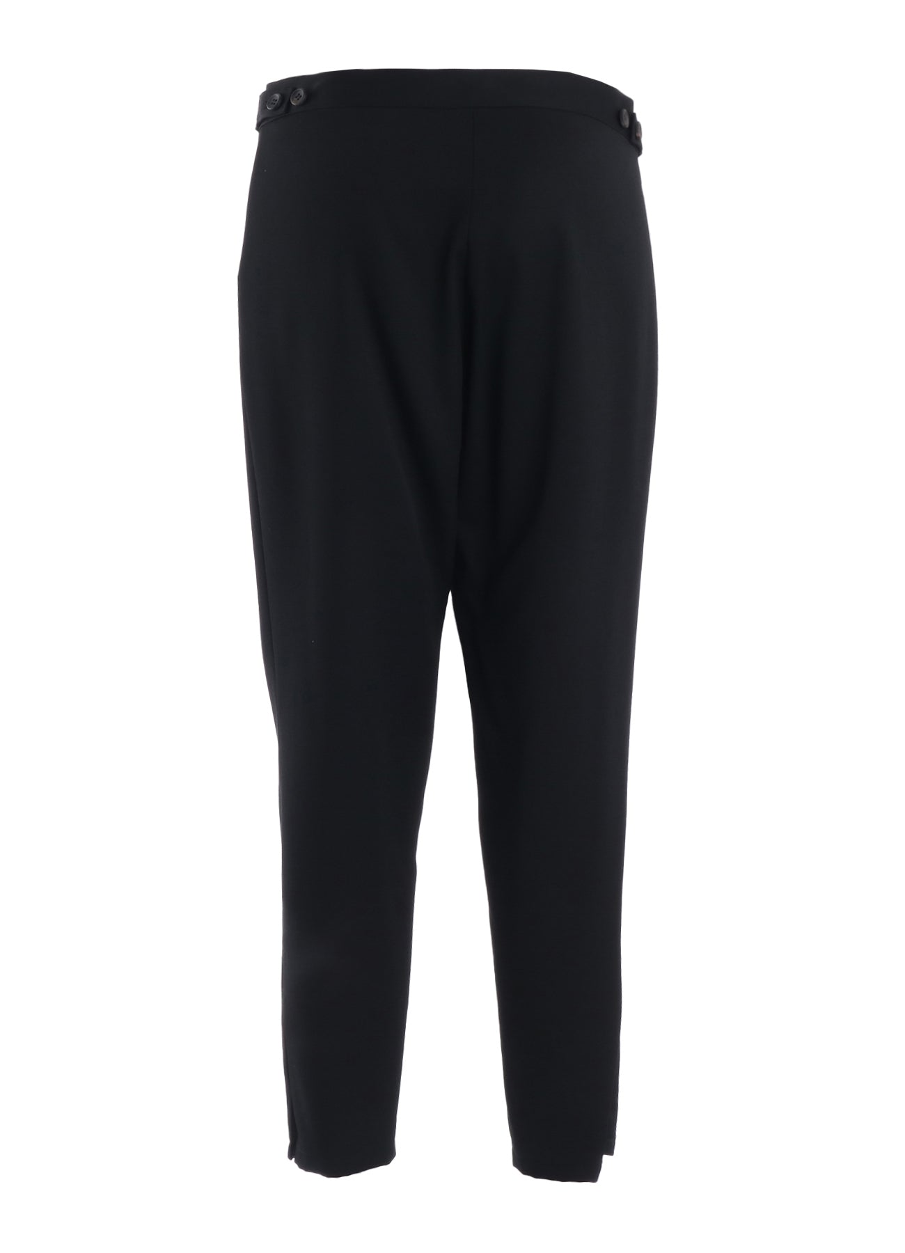 GABARDINE STRAIGHT SLIM PANTS