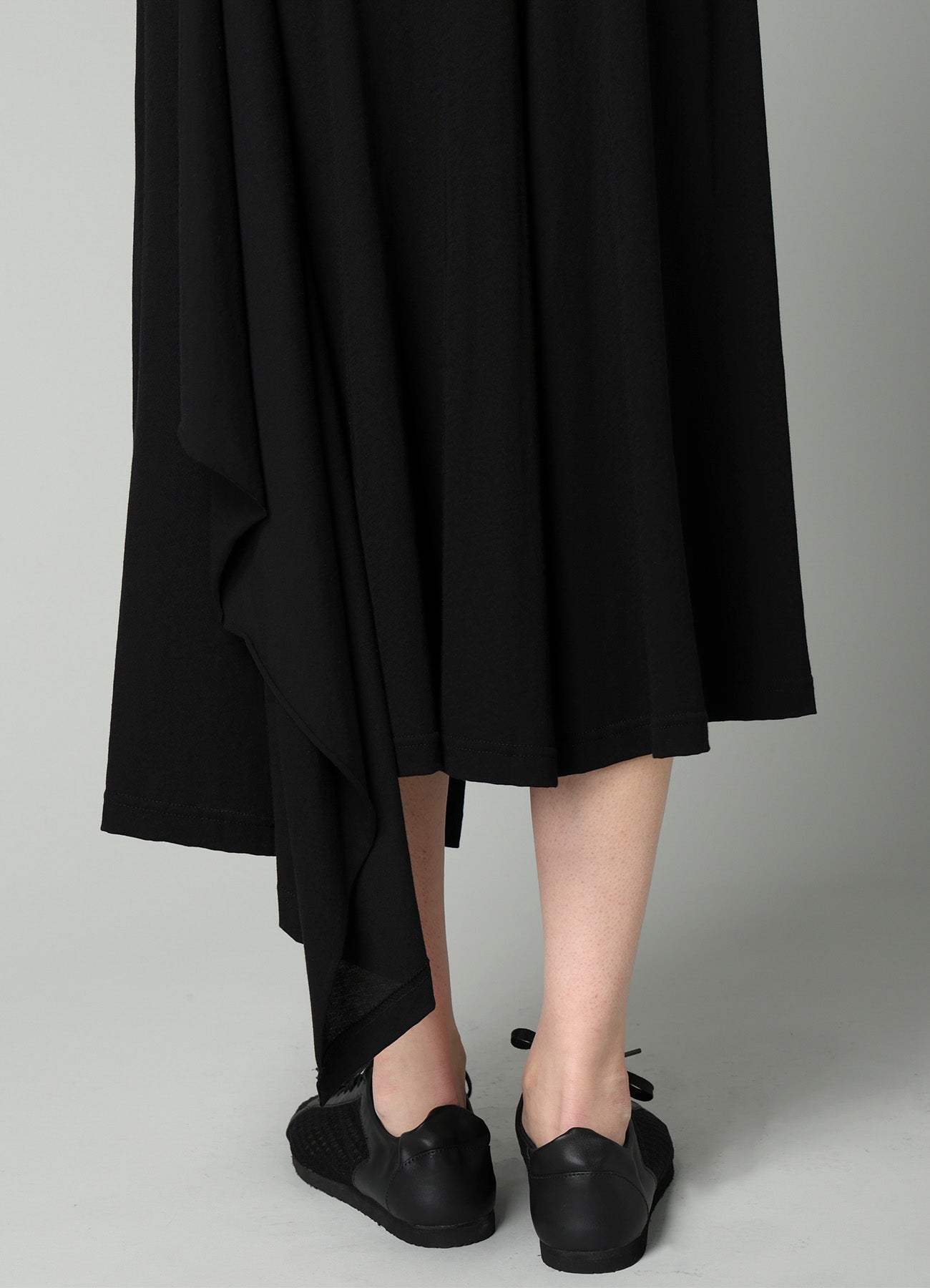 COTTON SINGLE JERSEY DRAPED SKIRT PANTS – THE SHOP YOHJI YAMAMOTO