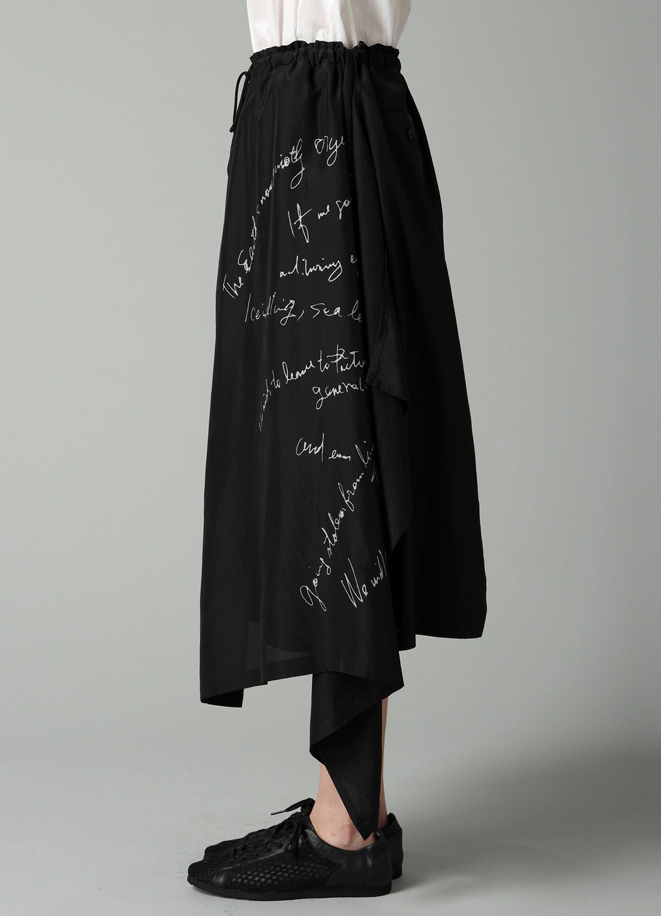 MESSAGE PT 2 DRAPED SKIRT PANTS