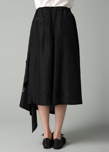 MESSAGE PT 2 DRAPED SKIRT PANTS