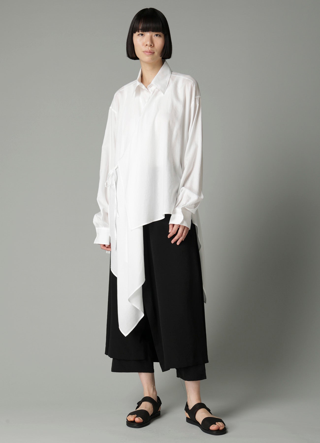 Ta/Pe CREPE DE CHINE WRAP PANTS – THE SHOP YOHJI YAMAMOTO