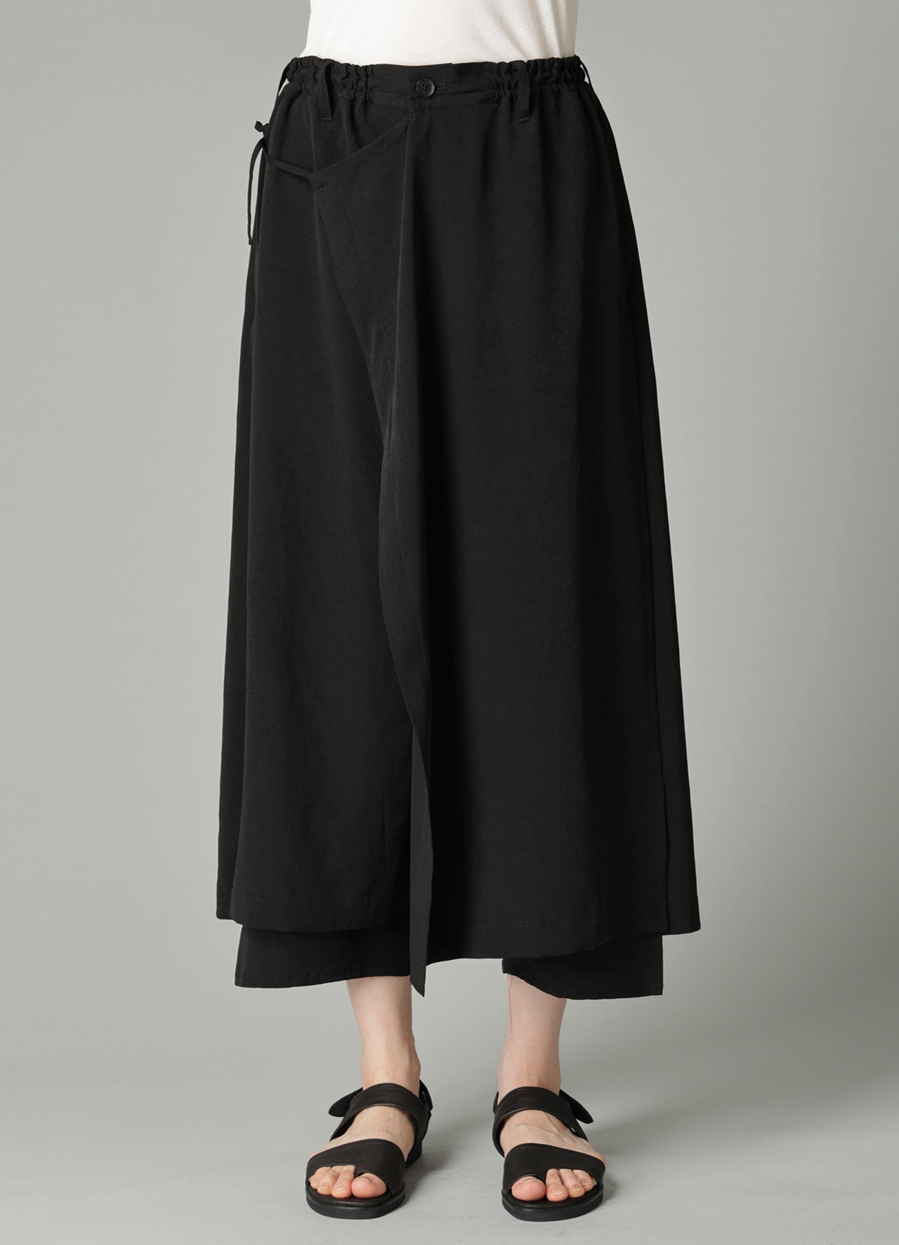 Ta/Pe CREPE DE CHINE WRAP PANTS – THE SHOP YOHJI YAMAMOTO