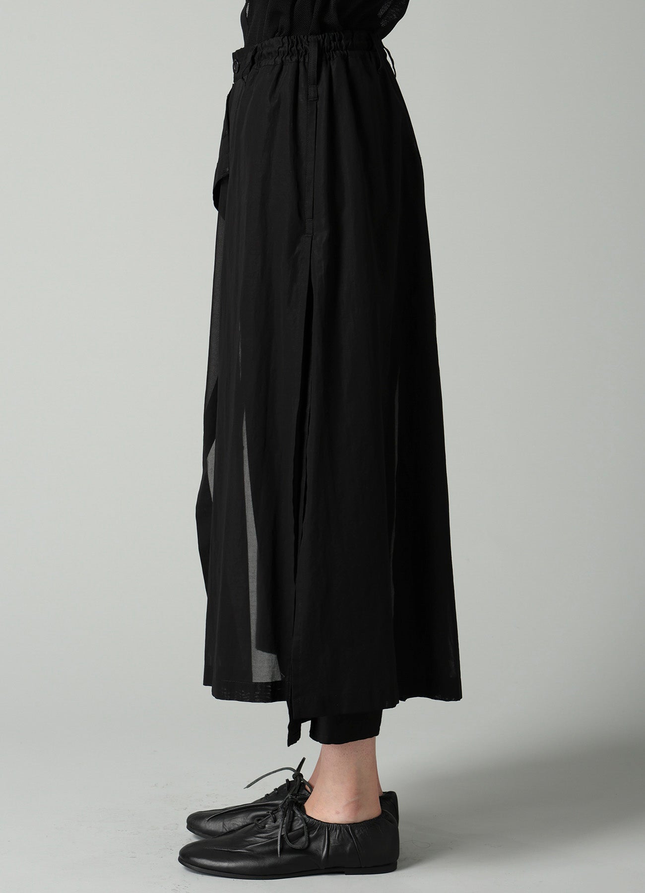 VISCOSE TWILL WRAP PANTS