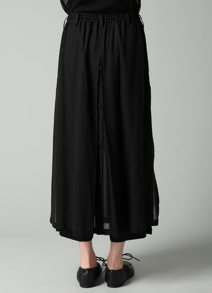 VISCOSE TWILL WRAP PANTS