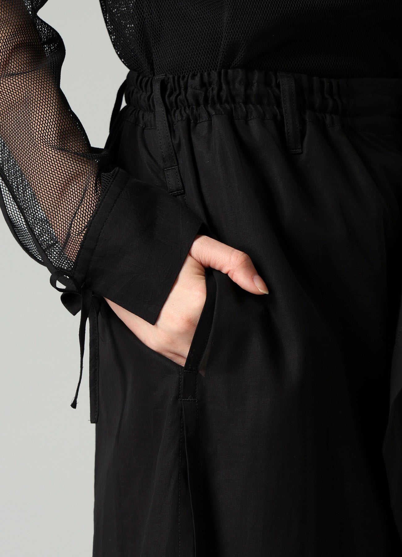 VISCOSE TWILL WRAP PANTS – THE SHOP YOHJI YAMAMOTO