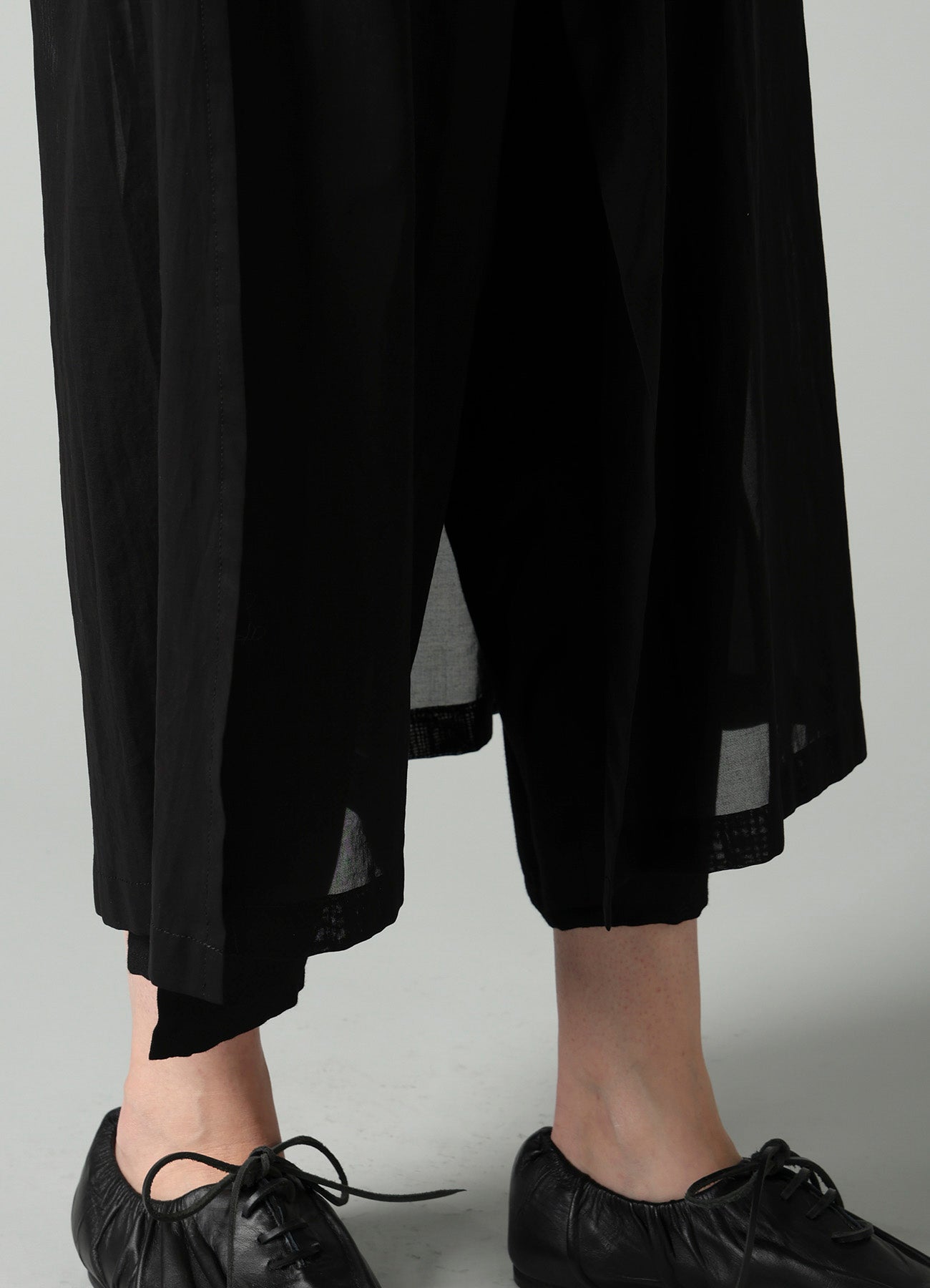 VISCOSE TWILL WRAP PANTS