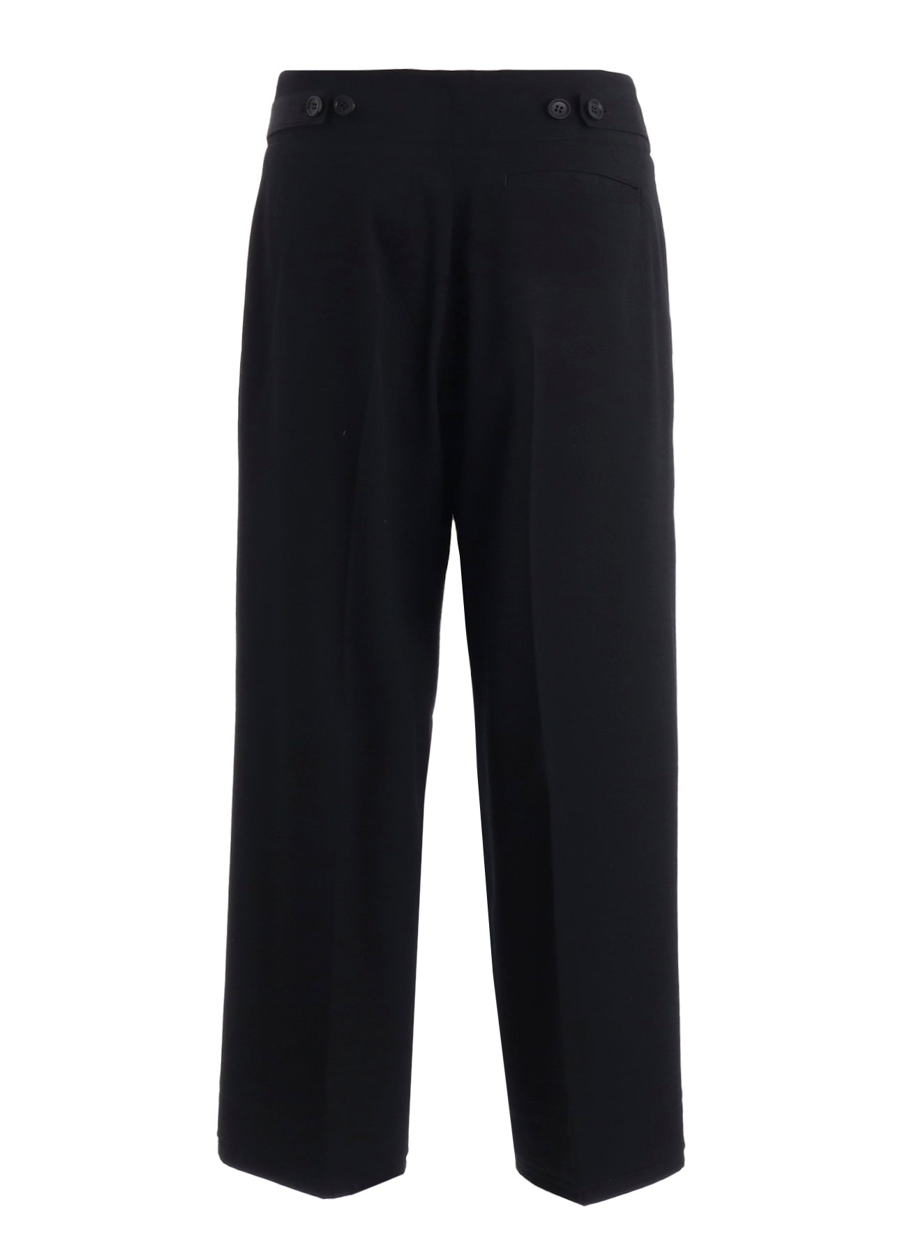 WOOL GABARDINE WIDE PANTS