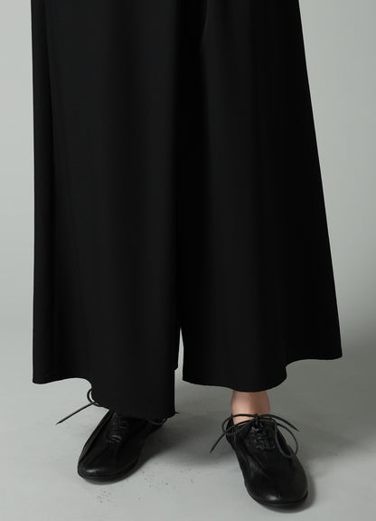 GABARDINE R WRAP SKIRT PANTS B