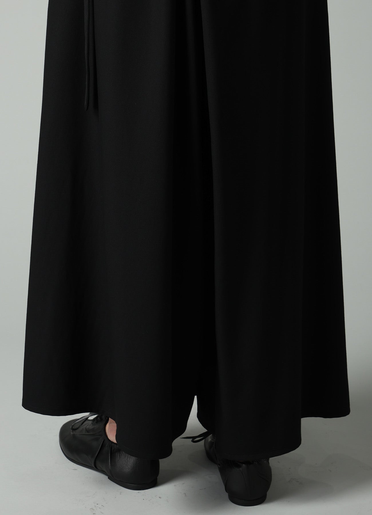 GABARDINE R WRAP SKIRT PANTS B – THE SHOP YOHJI YAMAMOTO