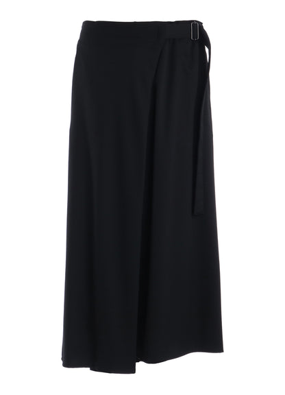 GABARDINE R WRAP SKIRT PANTS B