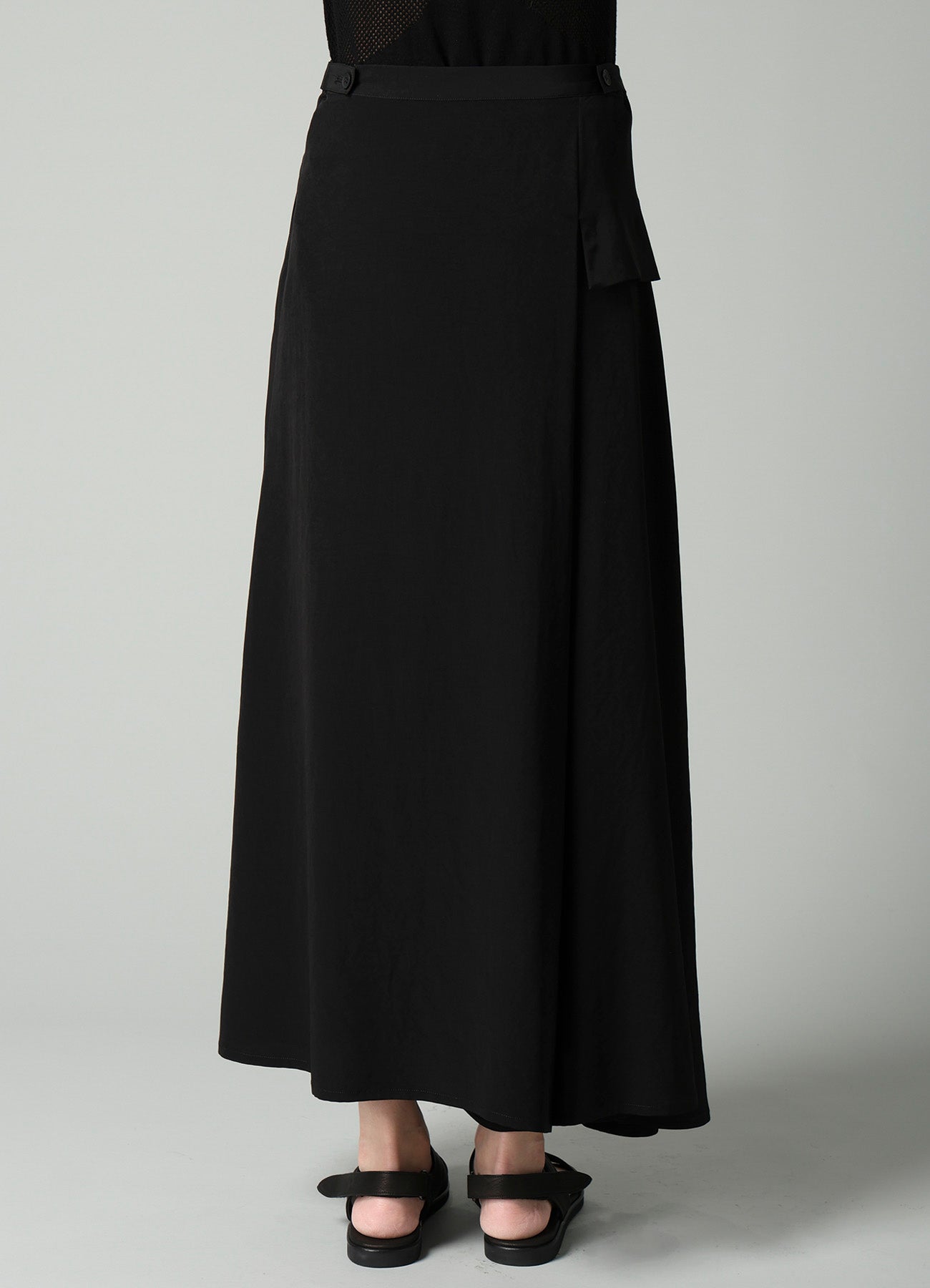 Ta/Pe CREPE DE CHINE FLARE PANTS