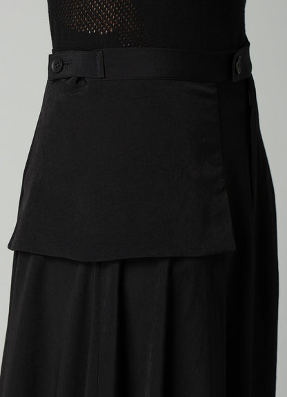Ta/Pe CREPE DE CHINE FLARE PANTS