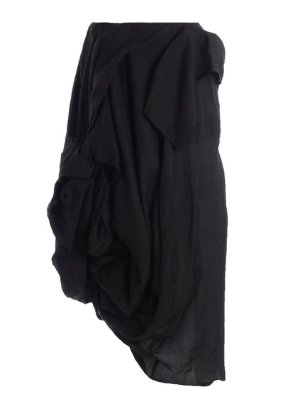 Ra LAWN DRAPED SKIRT