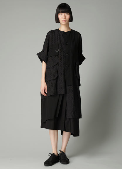 TWILL LB DRAPED D SKIRT