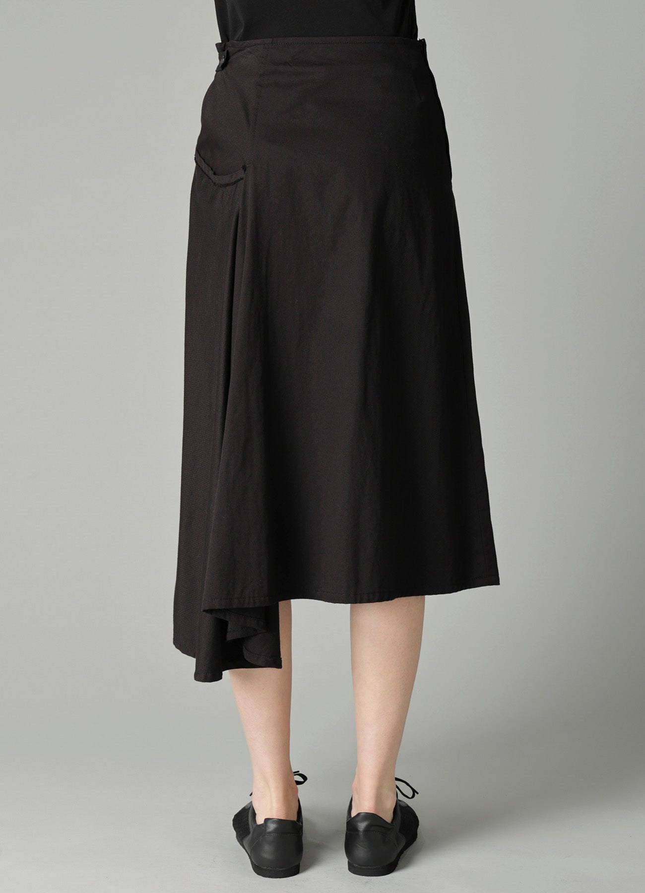 TWILL LB DRAPED D SKIRT