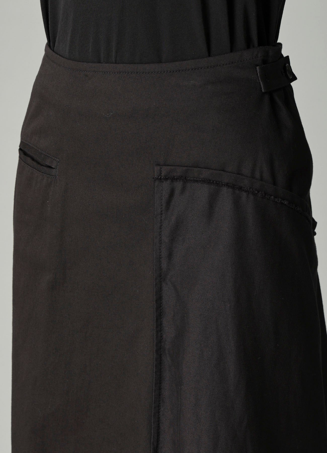 TWILL LB DRAPED D SKIRT