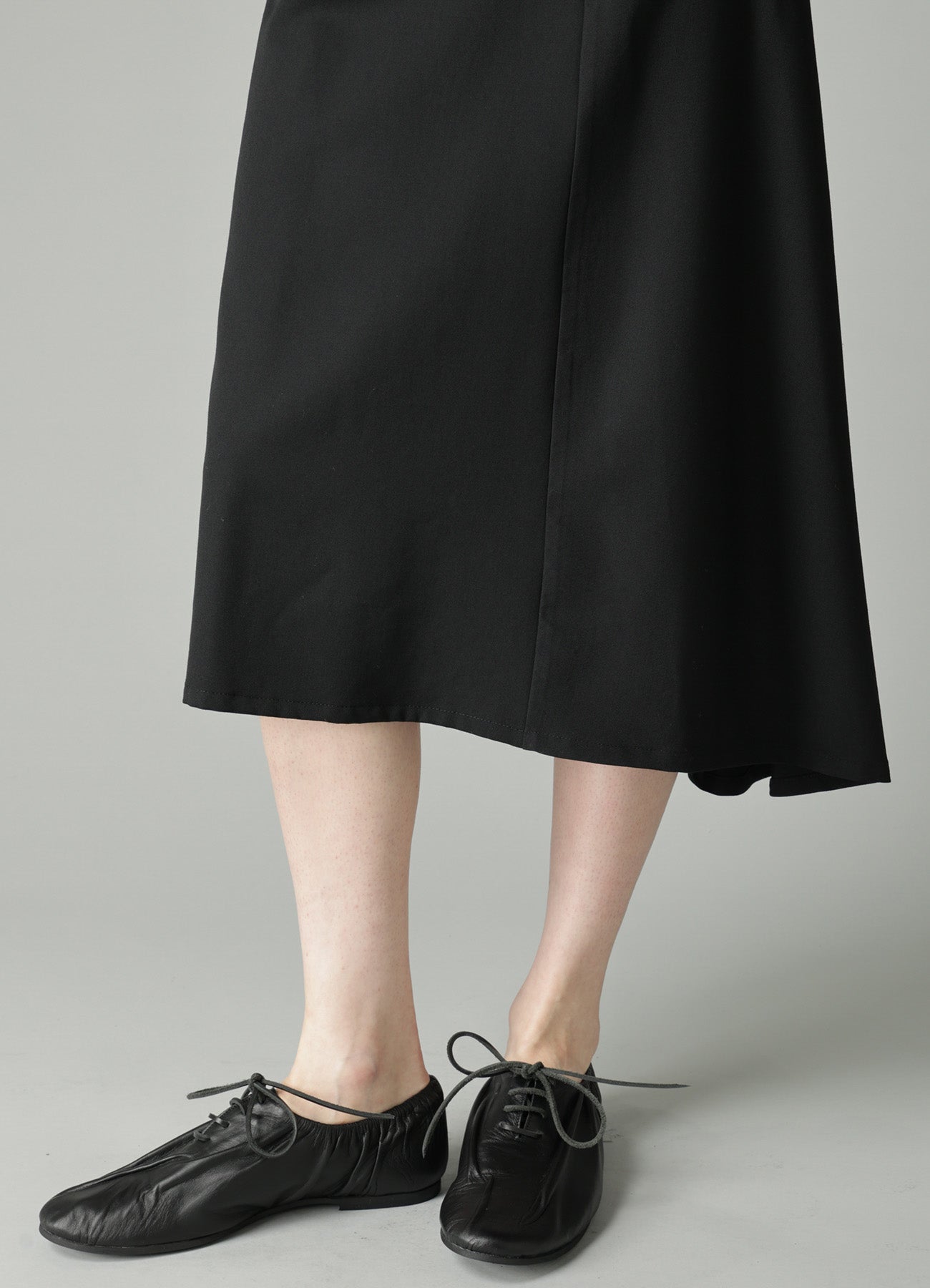 GABARDINE LB DRAPED D SKIRT