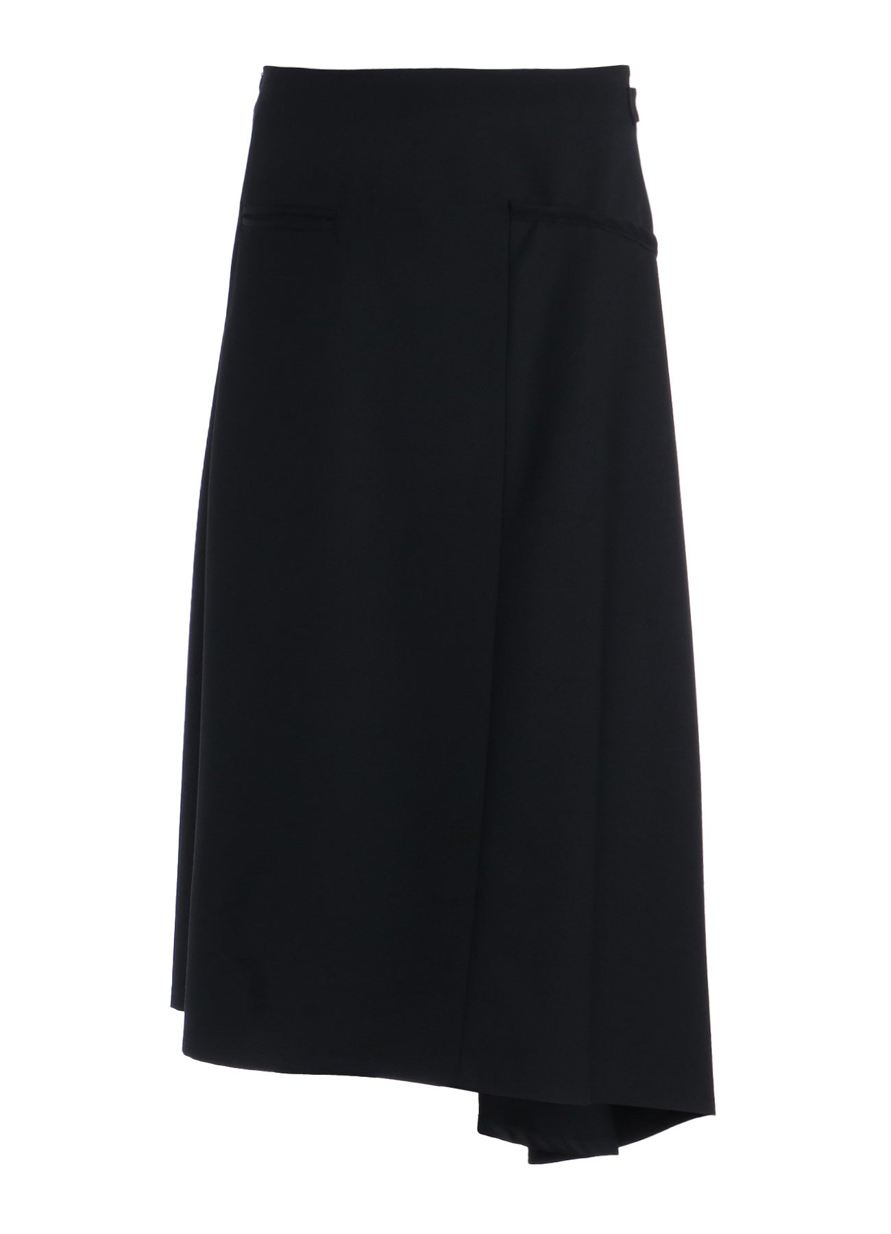 GABARDINE LB DRAPED D SKIRT