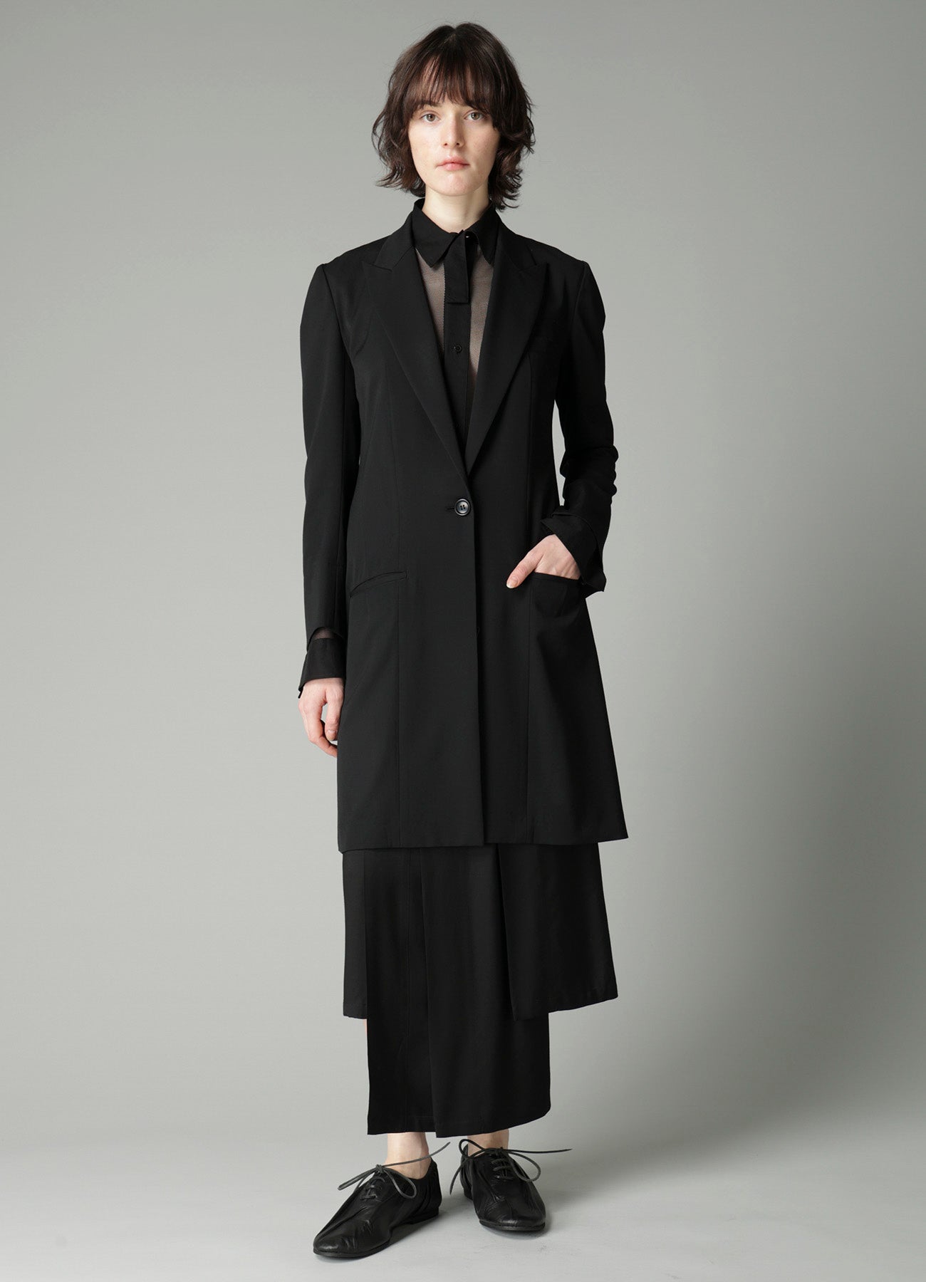 VISCOSE TWILL 3 LAYER SKIRT