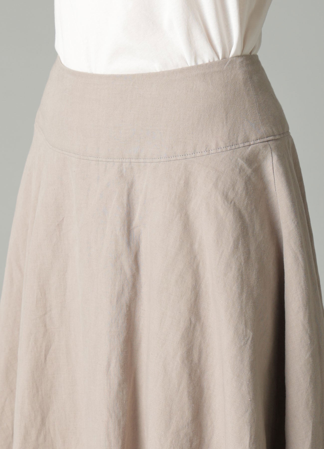 C/Li POPLIN GATHER PETTICOAT SKIRT