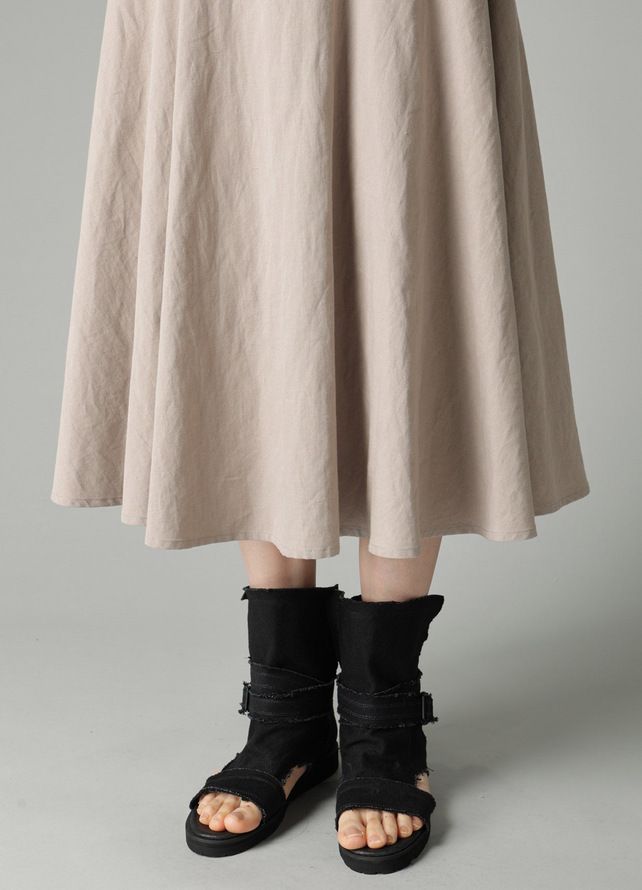 C/Li POPLIN GATHER PETTICOAT SKIRT