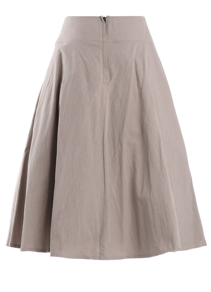 C/Li POPLIN GATHER PETTICOAT SKIRT