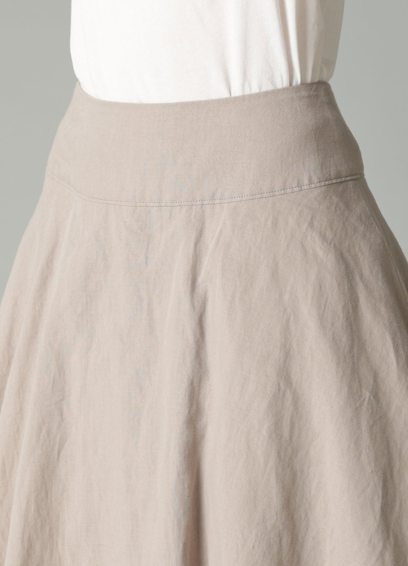 C/Li POPLIN GATHER PETTICOAT SKIRT