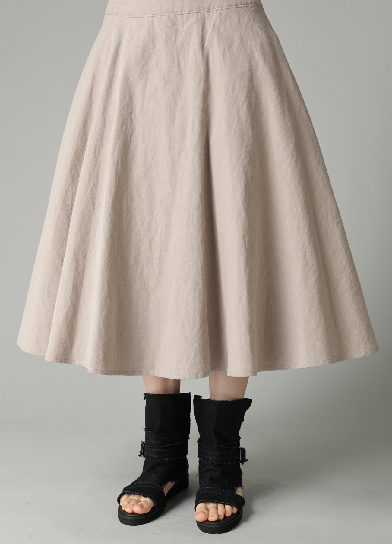 C/Li POPLIN GATHER PETTICOAT SKIRT