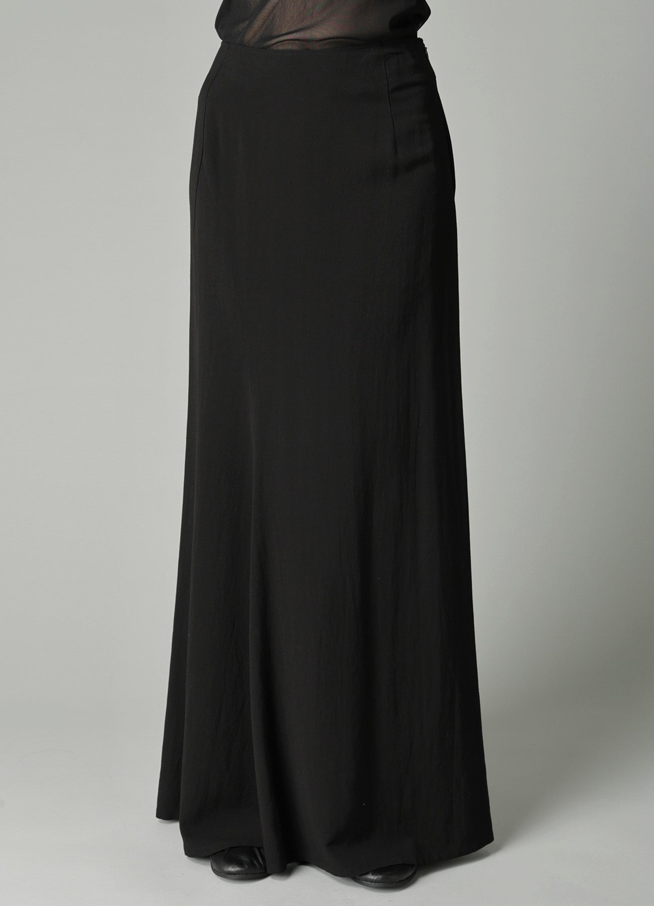 Ry/Li TROPICAL DIAGONAL CUTTING LONG SKIRT