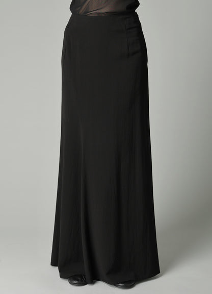 Ry/Li TROPICAL DIAGONAL CUTTING LONG SKIRT