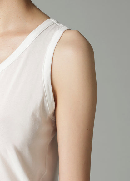 HIGH TWISTED SINGLE JERSEY TANK TOP