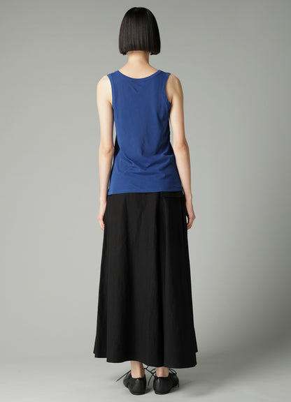 HIGH TWISTED SINGLE JERSEY TANK TOP