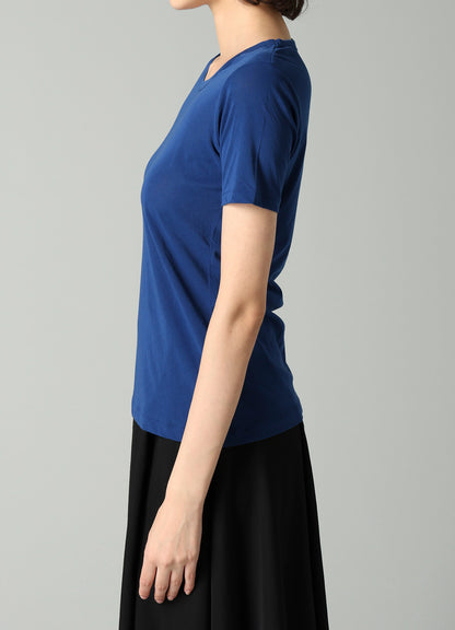 HIGH TWISTED SINGLE JERSEY SHORT SLV ROUND NECK T