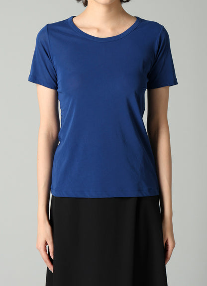 HIGH TWISTED SINGLE JERSEY SHORT SLV ROUND NECK T