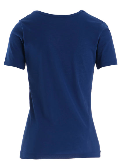 HIGH TWISTED SINGLE JERSEY SHORT SLV ROUND NECK T