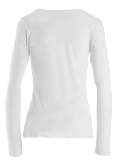 HIGH TWISTED SINGLE JERSEY LONG SLV ROUND NECK T