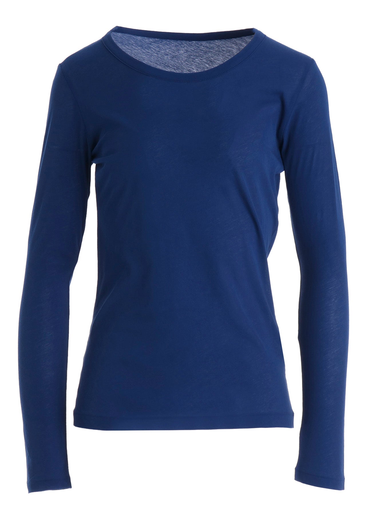 HIGH TWISTED SINGLE JERSEY LONG SLV ROUND NECK T