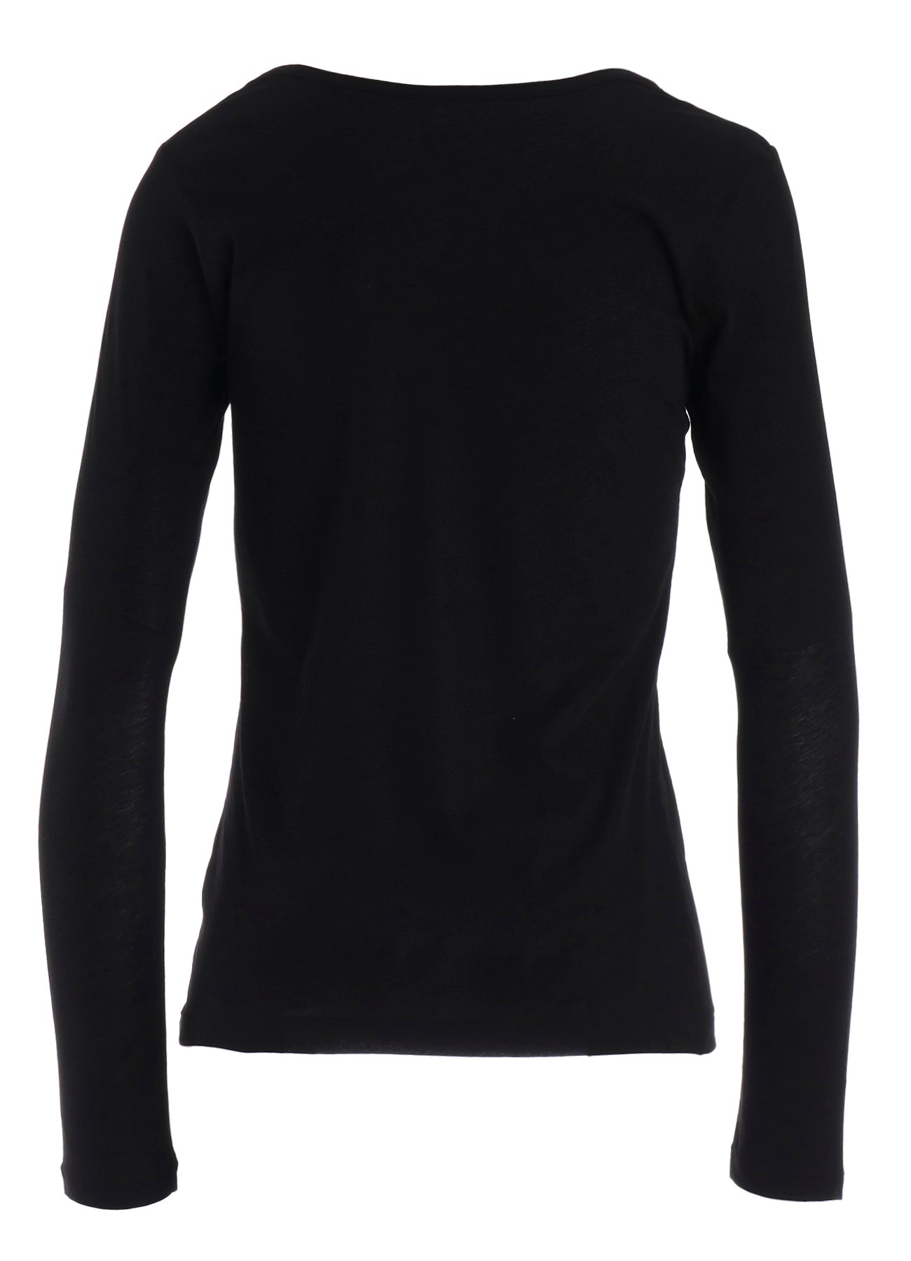 HIGH TWISTED SINGLE JERSEY LONG SLV ROUND NECK T