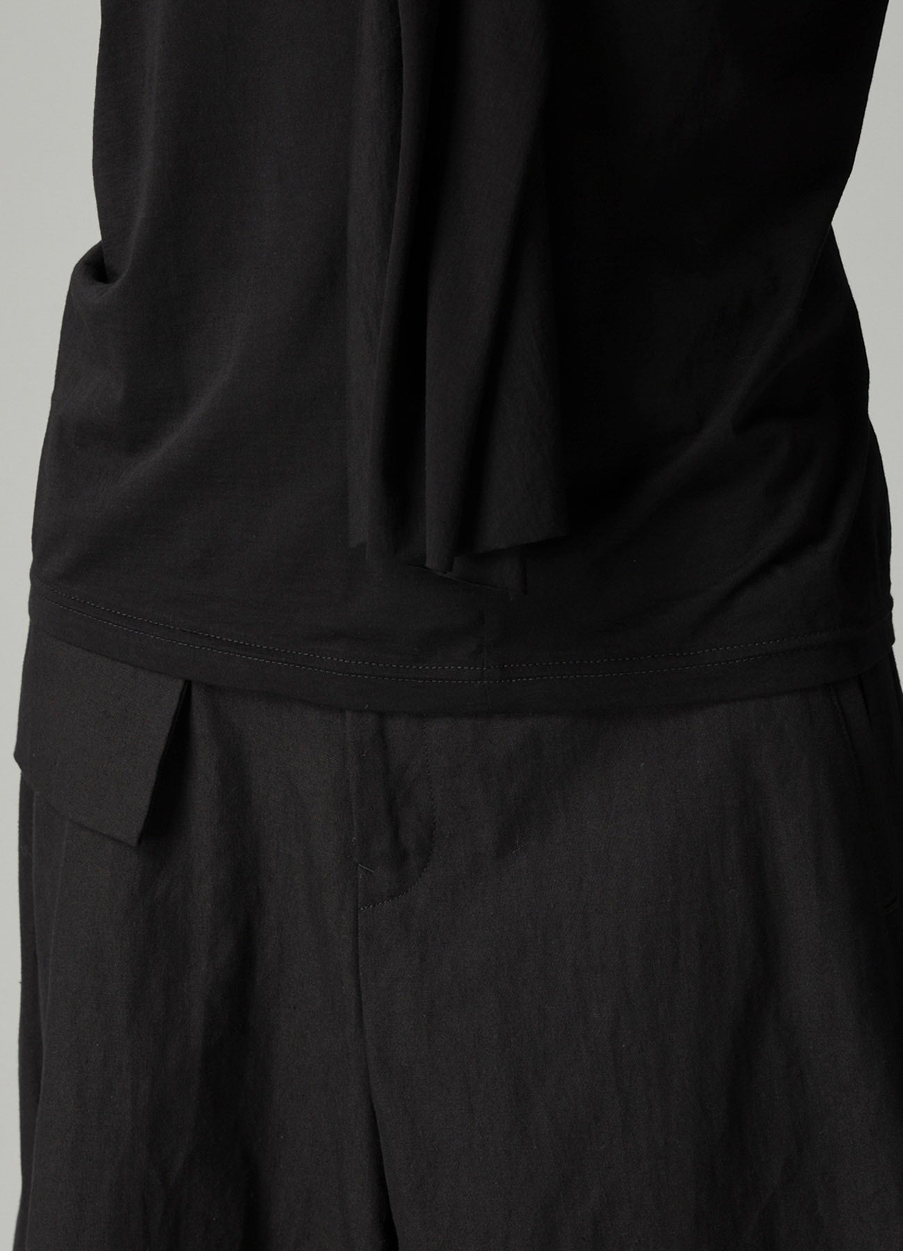 SUPIMA SINGLE JERSEY BIG COLLAR LONG SLV T