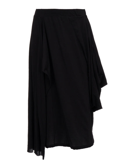 HIGH TWISTED SIINGLE JERSEY DRAPED SKIRT