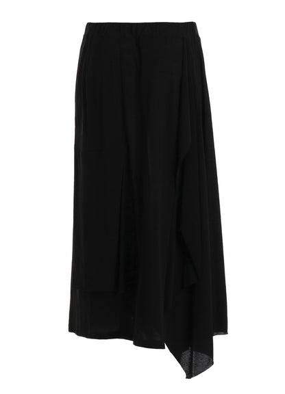HIGH TWISTED SIINGLE JERSEY DRAPED SKIRT