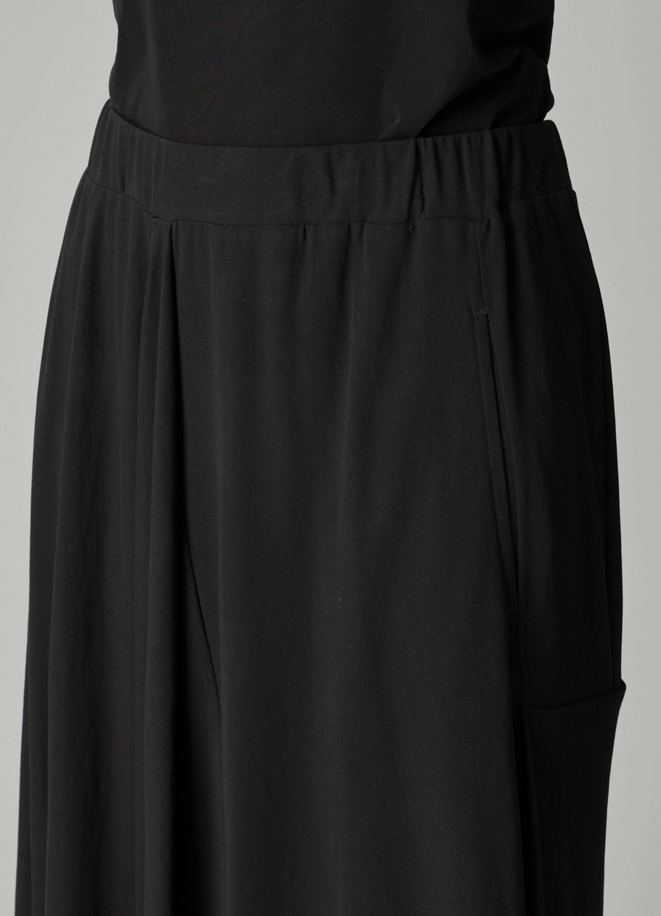 HIGH TWISTED SIINGLE JERSEY DRAPED SKIRT