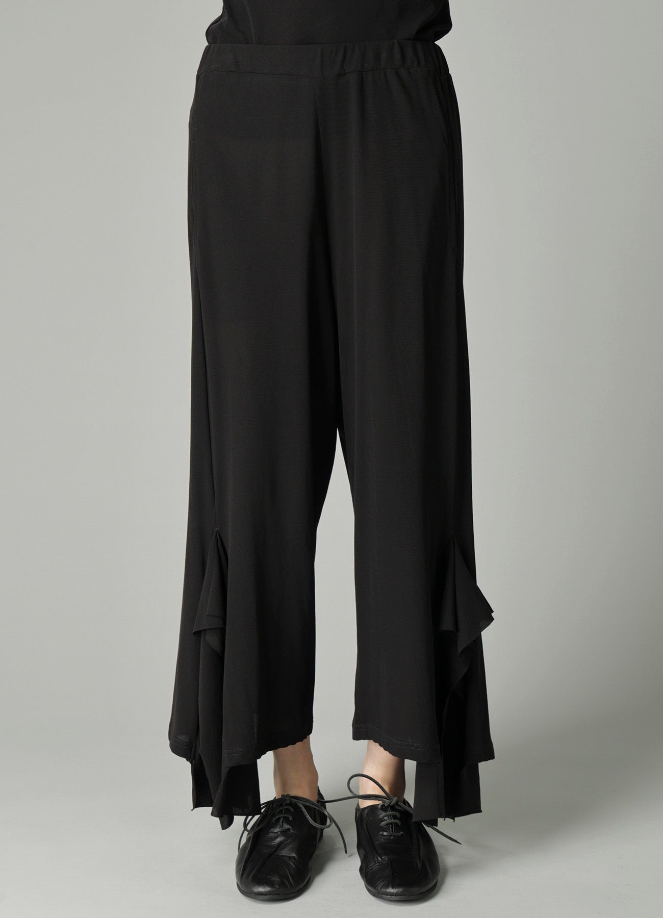 HIGH TWISTED SIINGLE JERSEY DRAPED PANTS – THE SHOP YOHJI YAMAMOTO