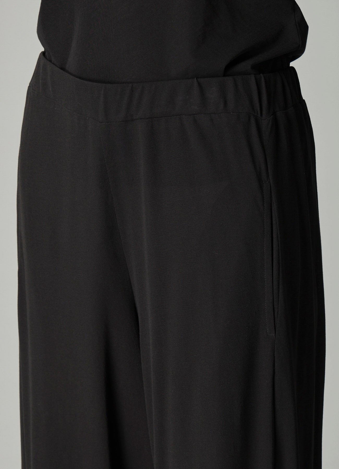 HIGH TWISTED SIINGLE JERSEY DRAPED PANTS