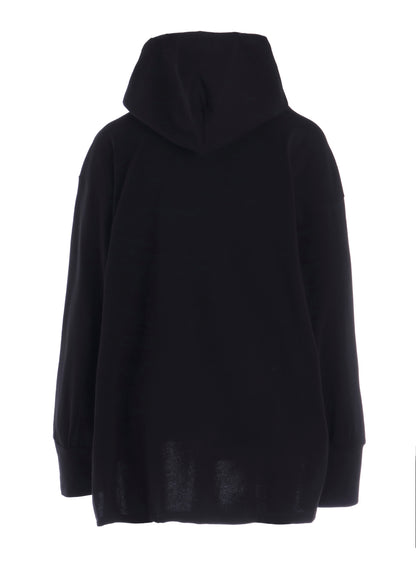 HIGH TWISTED FRENCH TERRY BRAIDED HOODIE