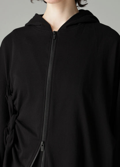 HIGH TWISTED FRENCH TERRY BRAIDED HOODIE