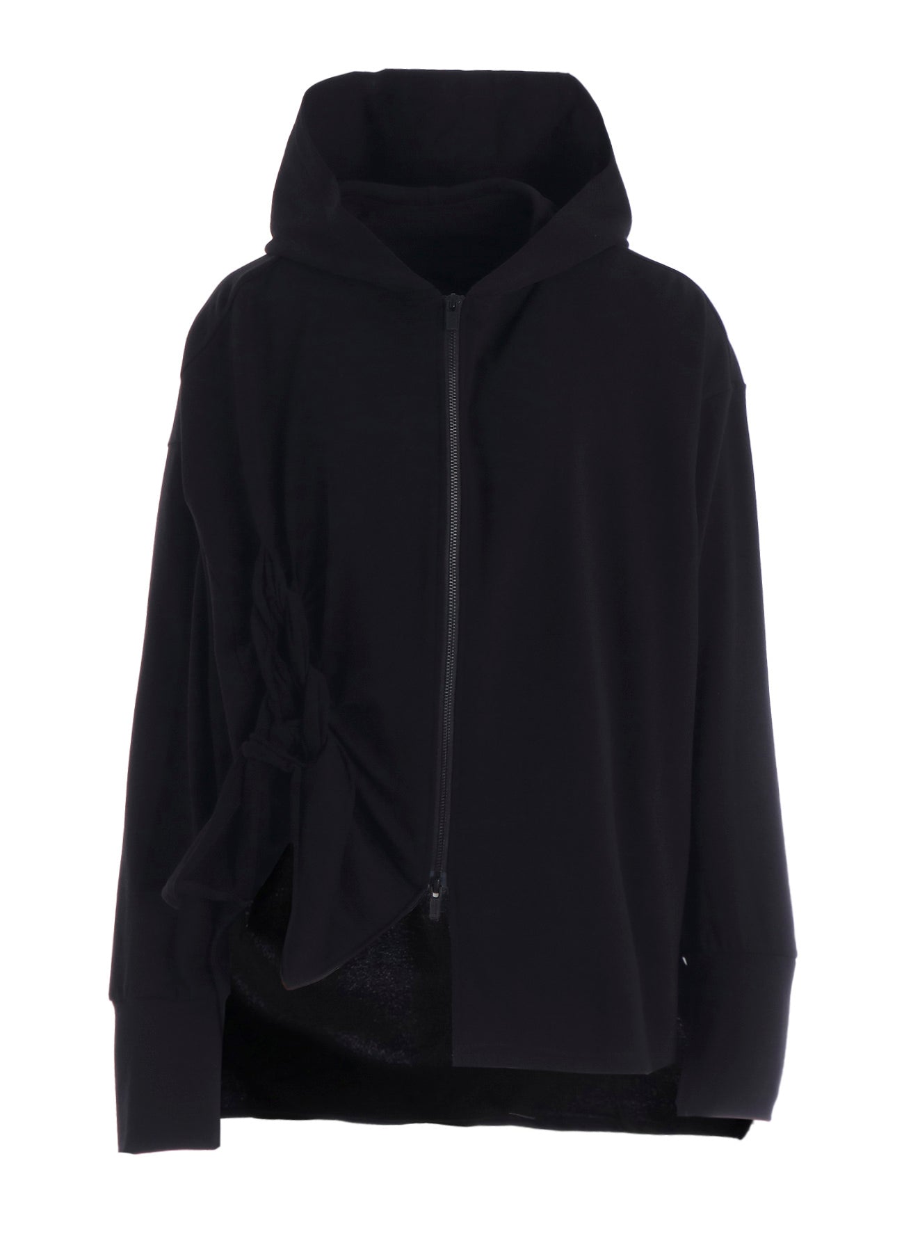 HIGH TWISTED FRENCH TERRY BRAIDED HOODIE – THE SHOP YOHJI YAMAMOTO